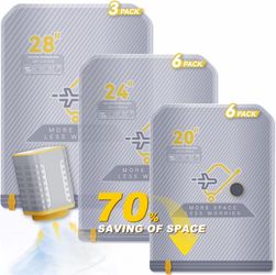 Brand New Vacuum Storage Bags w/ Rechargeable Pump - 15 Pack