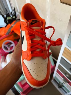 Nike Dunk Low Orange and White Sneaker