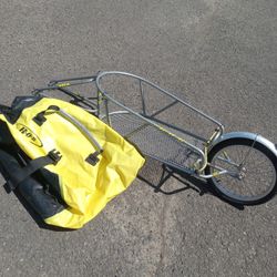 BOB Yak bicycle trailer for 26” bike complete with dry bag and axel