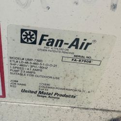 Fan Air Evaporative Coolers