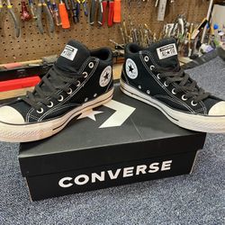 Converse All-Star Mid Tops! Mens 10.5! Black! With Box!