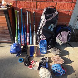 Baseball Equipment Bats/gloves 