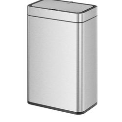EKO Matte Stainless Steel Motion Sensor Kitchen Trash Can 13.2 Gallon Brand New In Box Or Open Box Available 