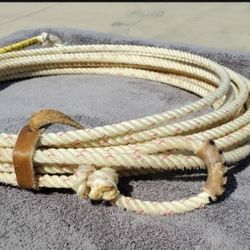 CACTUS ROPES BUCKAROO RANCH ROPE LASSO,  EXCELLENT CONDITION  3/8" X 50'