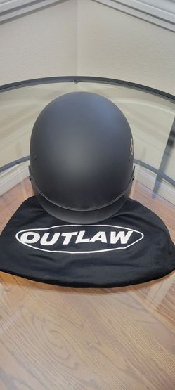 Outlaw motorcycle helmet