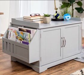 Un-opened-box Large Wooden Cat Litter Box Enclosure
