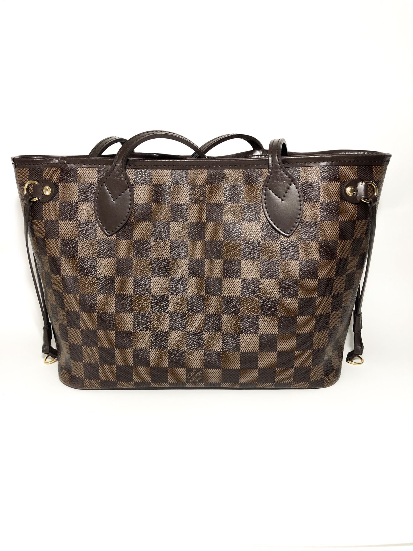 Louis Vuitton Damier Ebene Neverfull PM with Authentication