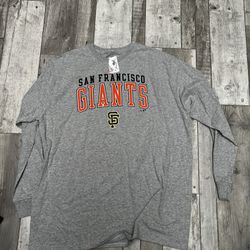 Mens New With Tags San Francisco Giants Gray T Shirt Xxl 