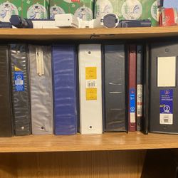 Work/ School Binders 1 ,2 , 3 Inch 