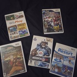 Bundle Of 5 Wii Games, All Great Condition 