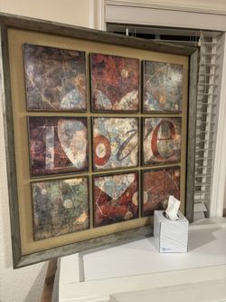 FRAMED ART PIECE