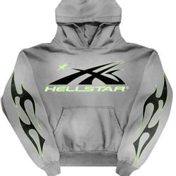 Hellstar Sport Hoodie 'Grey