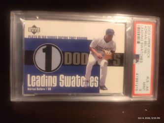 2003 Upper Deck Leading Swatches Adrian Beltre card