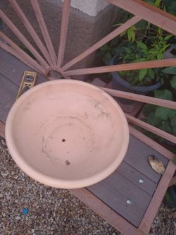 Large Terracotta Clay Plant Saucer