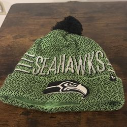 Seahawks Pom beanie