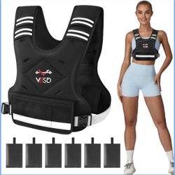 VBSD Adjustable Weighted Vest For Men & Woman 11-20lbs