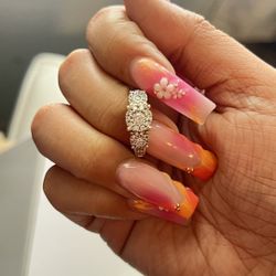 14 k Diamond Triple Halo Engagement Ring 