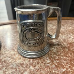 Vintage Pewter Penn State Nittany Lions Tankard Mug