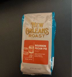 New Orleans Roast Bourbon Pecan Pie coffee grounds