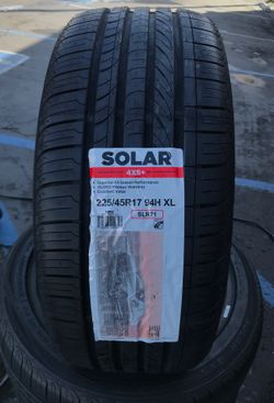 225/45/17 SOLAR 4XS $325.00