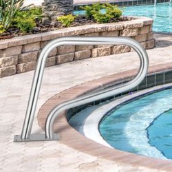 Pool Rail 32x23” Pool Railing Stainless Steel, Pool Handrail