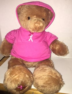 Breast cancer teddy bear
