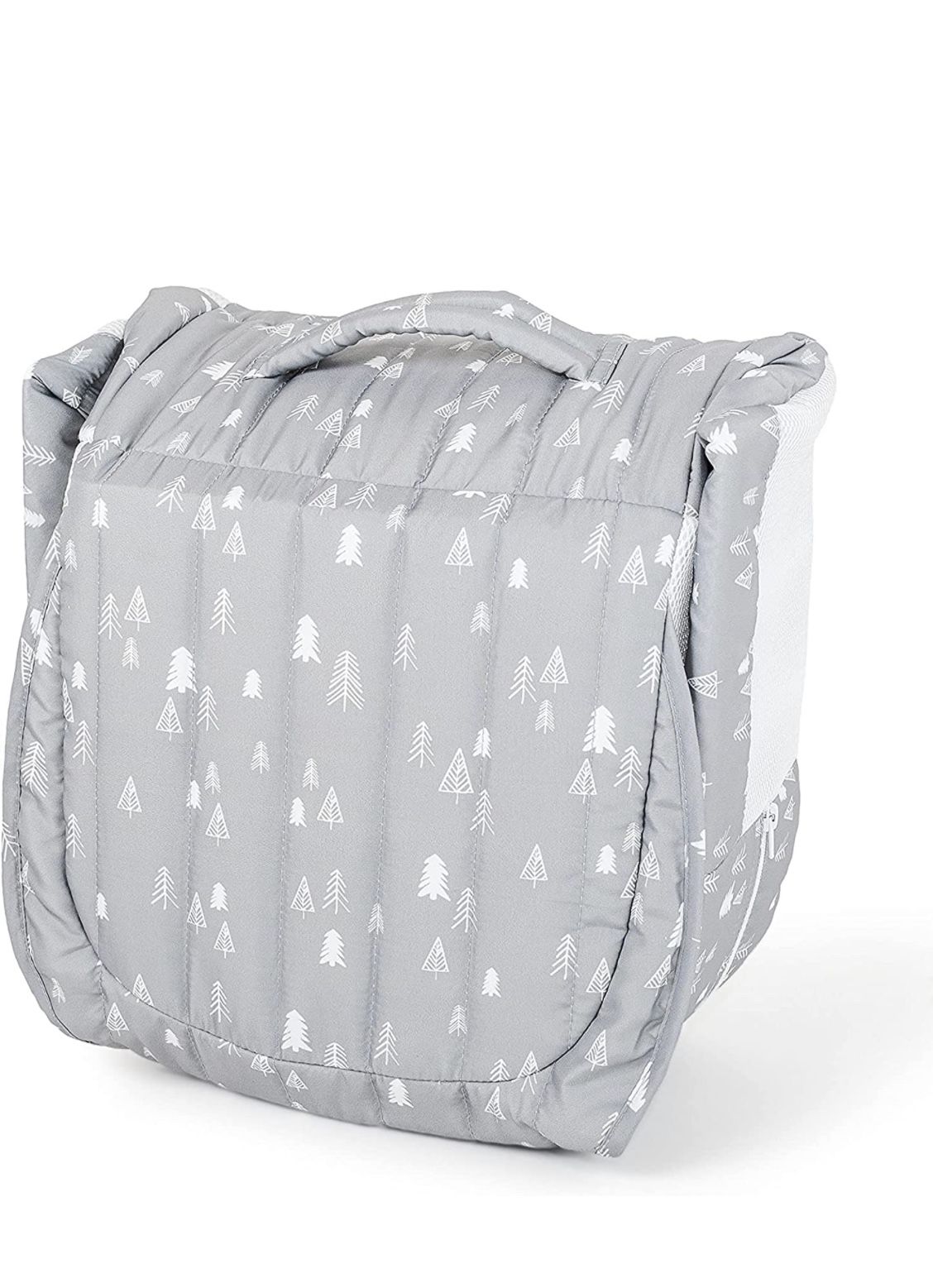 Baby Delight Snuggle Nest Portable Infant Lounger . Sleepy Trees Design . + Free Carrier