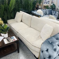 Cozy and Beautiful Beige Sofa P702