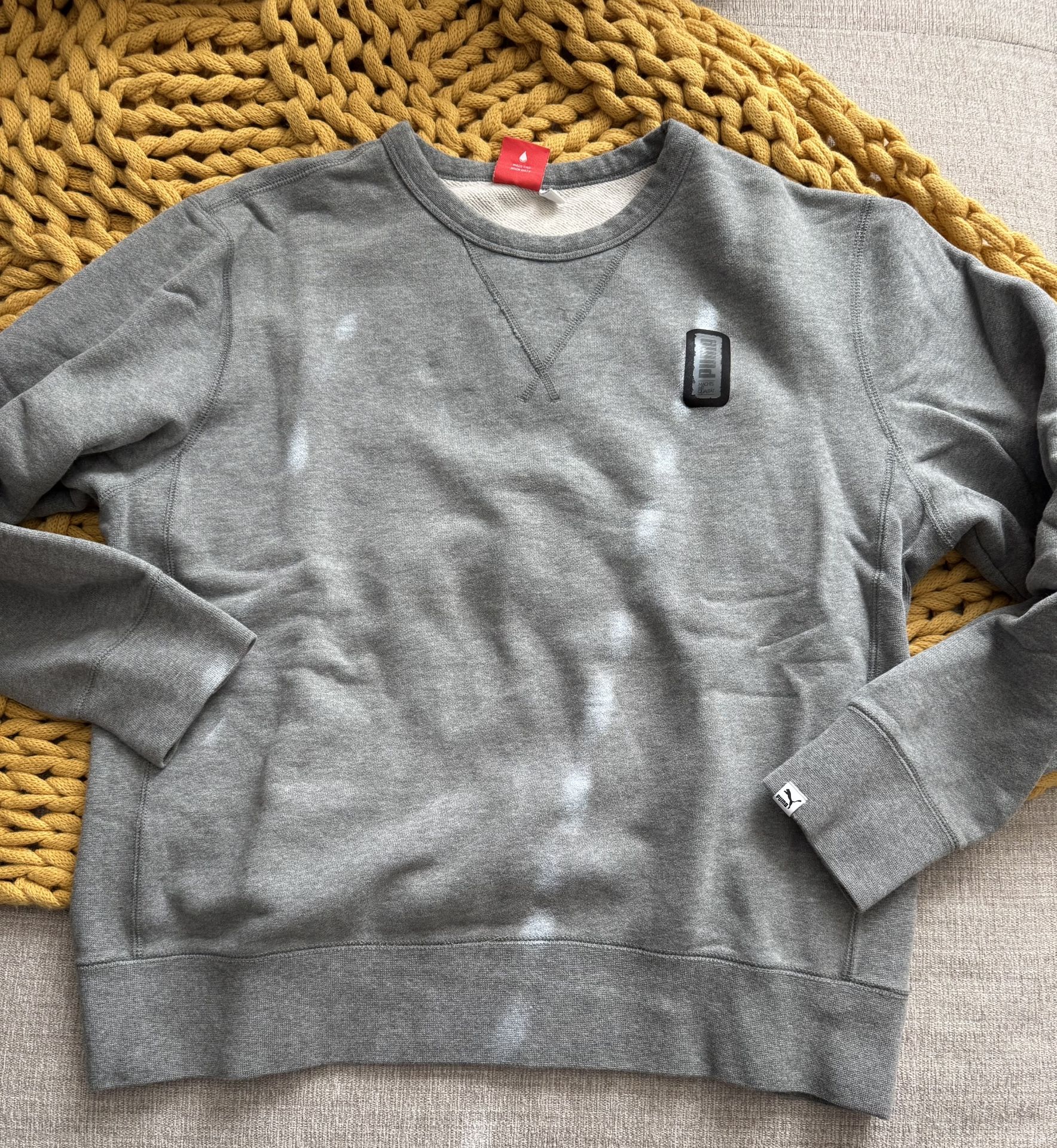 Puma Men’s Classic Heavyweight Crewneck Sweatshirt, Size XL