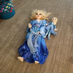 32" Elsa Doll And Matching Plushie 