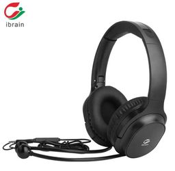 EMF Free Over The Ear Air Tube Headphones Anti-Radiation Earphones 3.5mm EMF reducing wired headset EMF free earphones, 