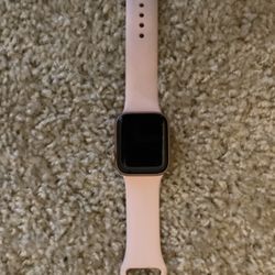 Pink Apple watch 
