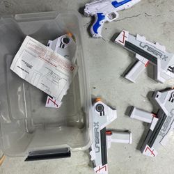  FUN WITH GEL BLAST GUNS And Laser Guns