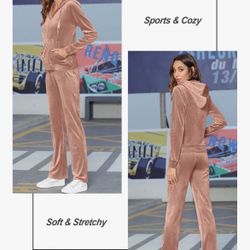 Velour Leggings Jump Suit