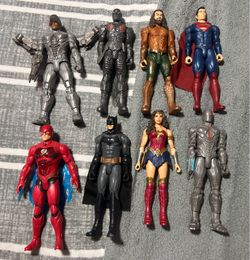DC Justice League Action Figure Lot of 8