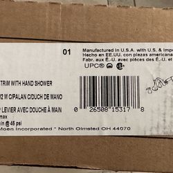 Moen Eva Two-Handle Roman Tub Faucet Hand Shower Brushed Nickel T944BN,  NEW, NEVER BEEN INSTALLED RETAIL: $359+TAX!!!