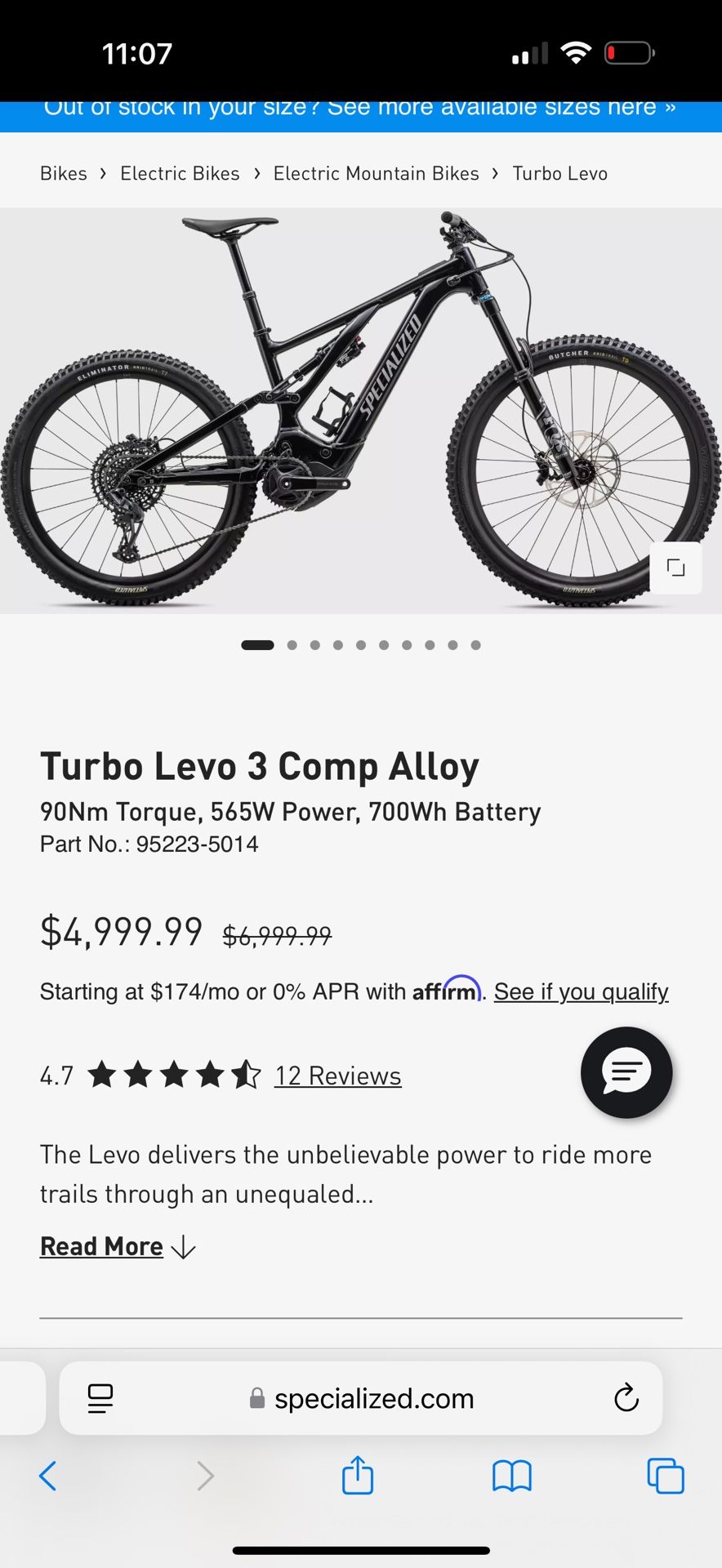 Turbo Levo  3 Specialized