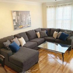 Sectional Couch With Chaise Color Options ⭐$39 Down Payment with Financing ⭐ 90 Days same as cash