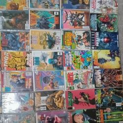 210 Vintage Comic Books Collection In Plastic Sleeves with cardboard.  Entire 210 Vintage Marvel DC comic books collection Not All Comics are Pictured