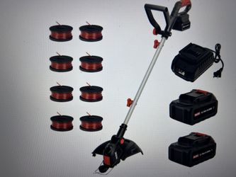 20V 12-Inch Cordless Weed Wacker, 8000 RPM, 4.0Ah Battery and Charger Inc