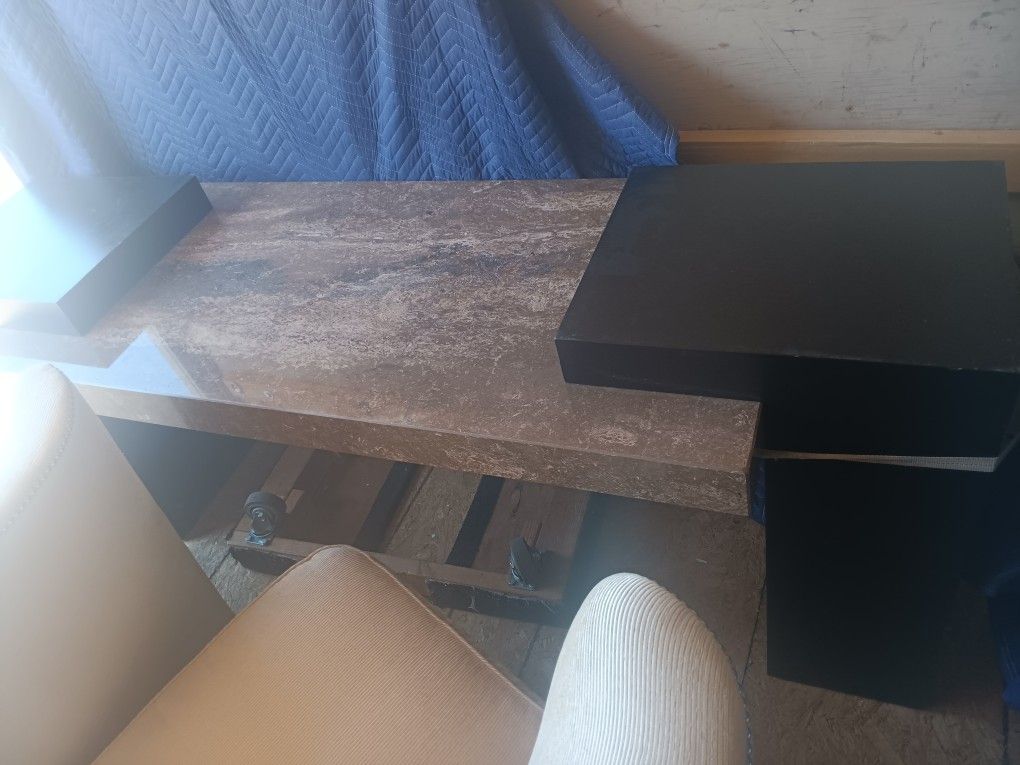 Vintage Postmodern Console Entry Table