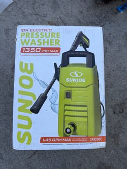 Sun Joe Electric Pressure Washer with Adjustable Spray Wand & Carry Handle, 11-Amp