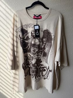 Chosen Oversized Angel Graphic T-Shirt