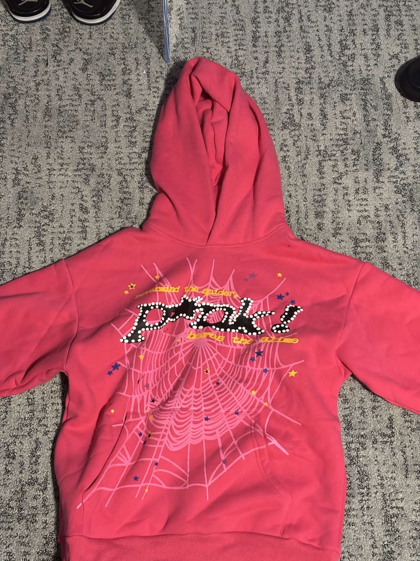 Spider Hoodie Pink