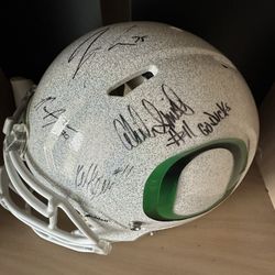 Authentic Autographed Ducks Helmet
