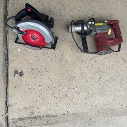 Skilsaw,and Drill hammer 