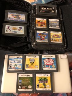 Nintendo DS Lite w/ Pokémon Soul Silver 12 Games Total