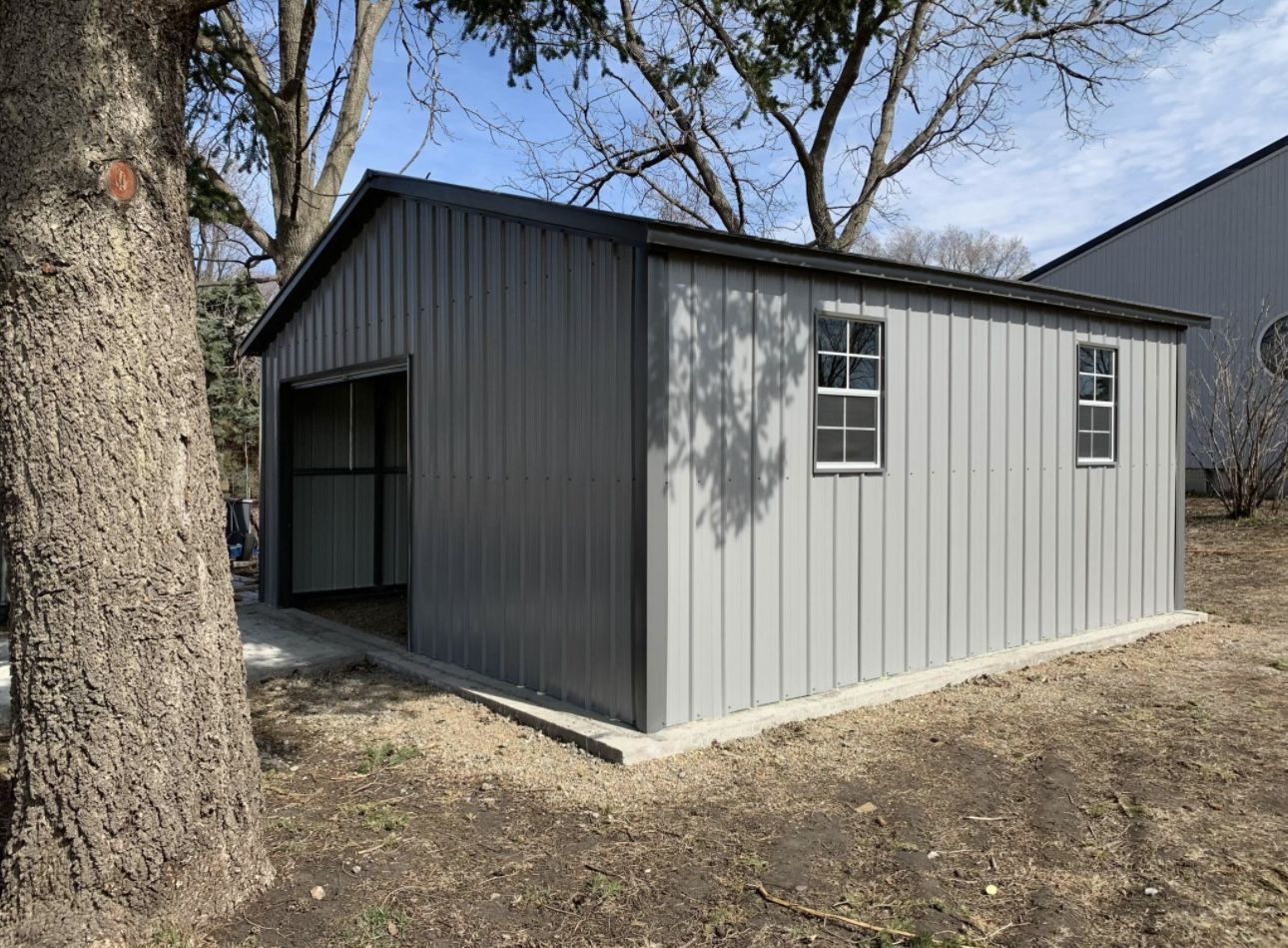 20’ x 20’ Metal Garage – Made in USA