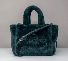 Kate Spade Green Fluffy Tote Bag