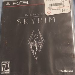 PS3 Game The Elder Scrolls: Skyrim